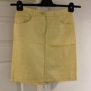D&G Yellow Mini Skirt